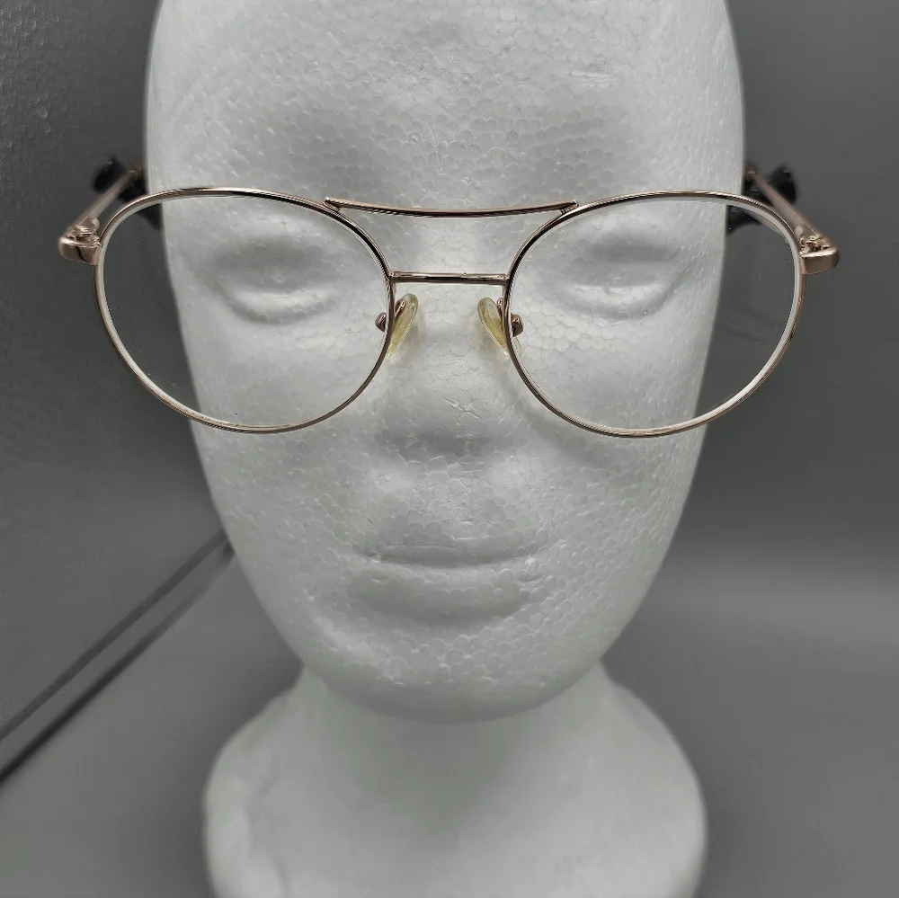Beyonce Dereon Aviator Rose Gold‎ Metal Eyewear Frames Dov539 52/20 Beehive